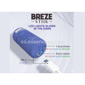 Vapor de vape desechable original Breze 7500 bocanadas buena vape